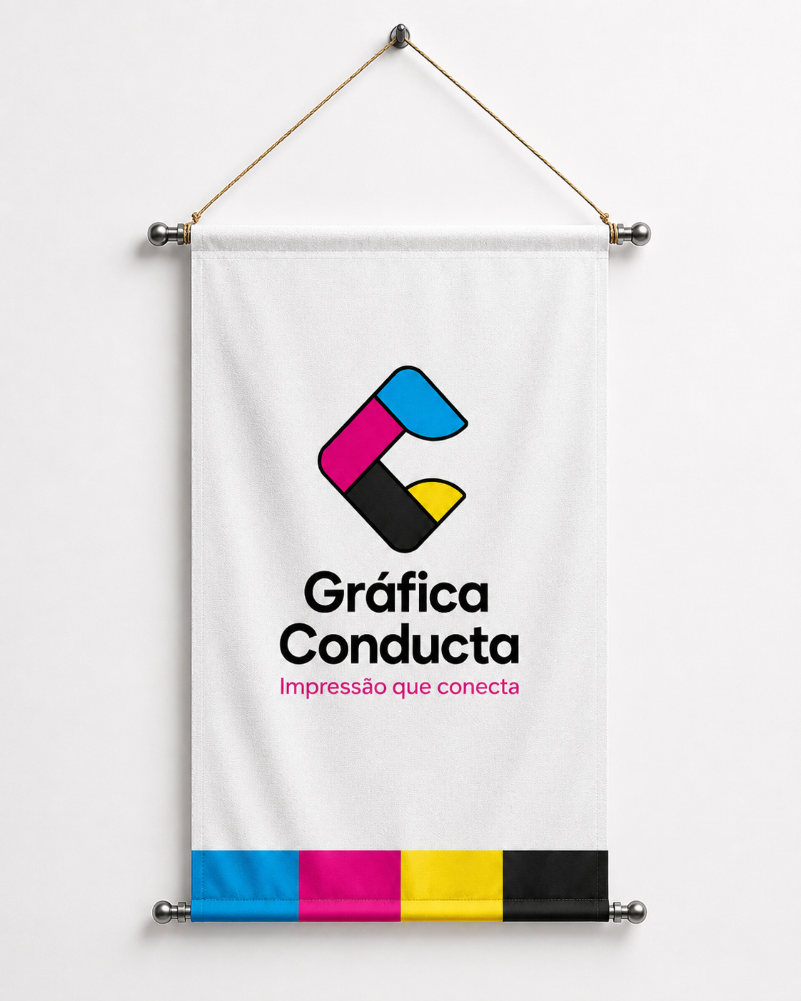 Banner corda e bastão